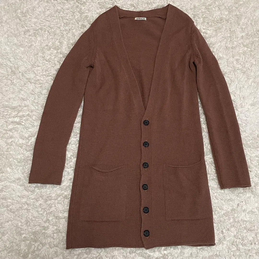 AURALEE メリノウールカーディガン