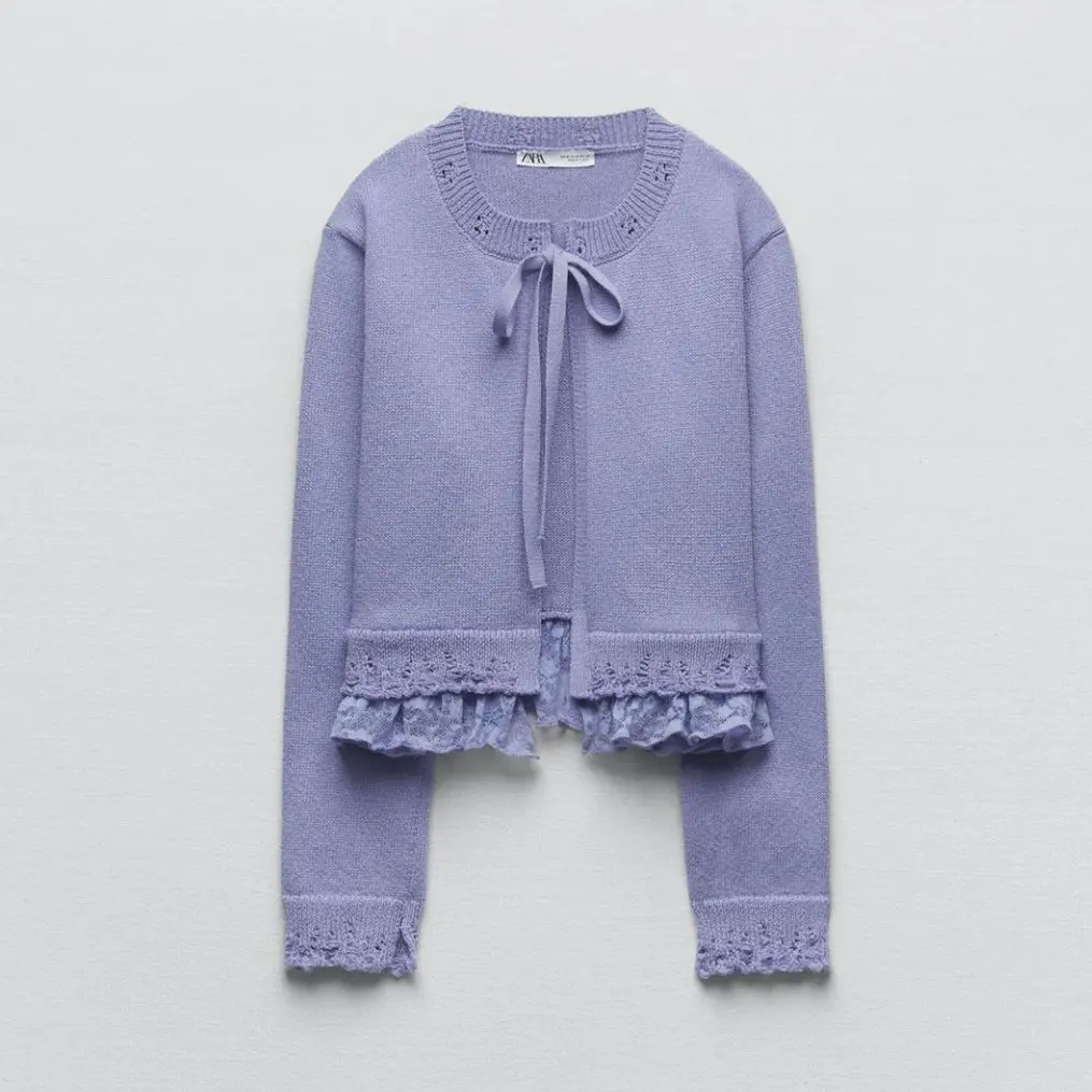 ZARA ニットカーディガン